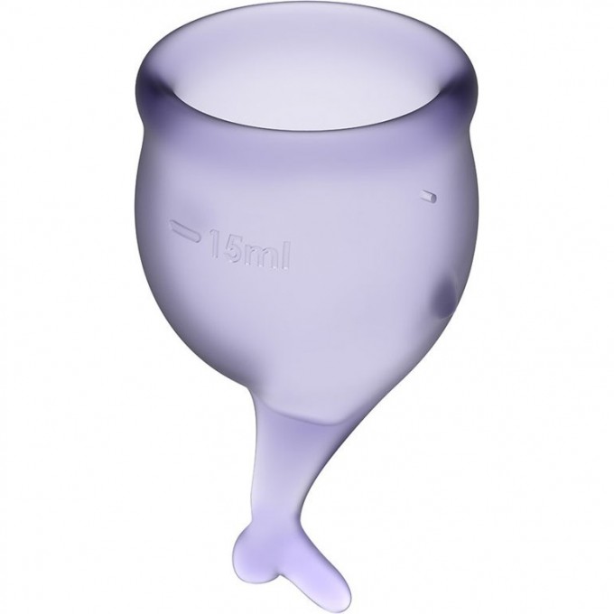 Набор менструальных чаш 2 шт SATISFYER FEEL SECURE MENSTRUAL CUP LILLA J1766-4
