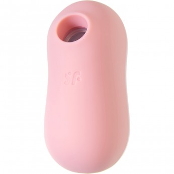 Вакуум-волновой бесконтактный стимулятор клитора SATISFYER Cotton Candy, силикон, розовый